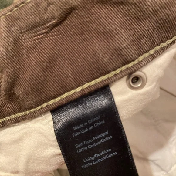 Rag and Bone Straight Leg Camo Pants 100% Cotton - Picture 7 of 8